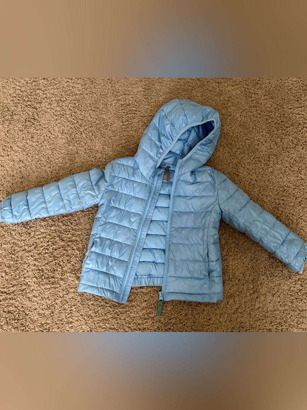 Primary lightweight puffer jacket, cornflower blue